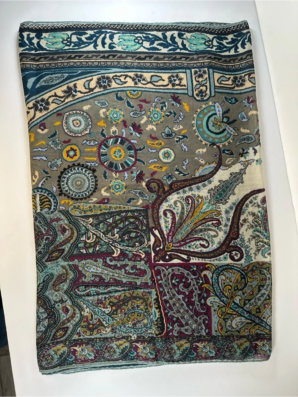 ETRO milano Floral Pattern scarf
